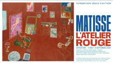 Vue de l'affiche de l'exposition L'Atelier rouge de Matisse